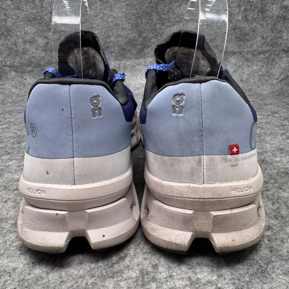 On Cloudmonster Running Shoes Womens Sz 10.5 CloudTec Athletic Blue Gym